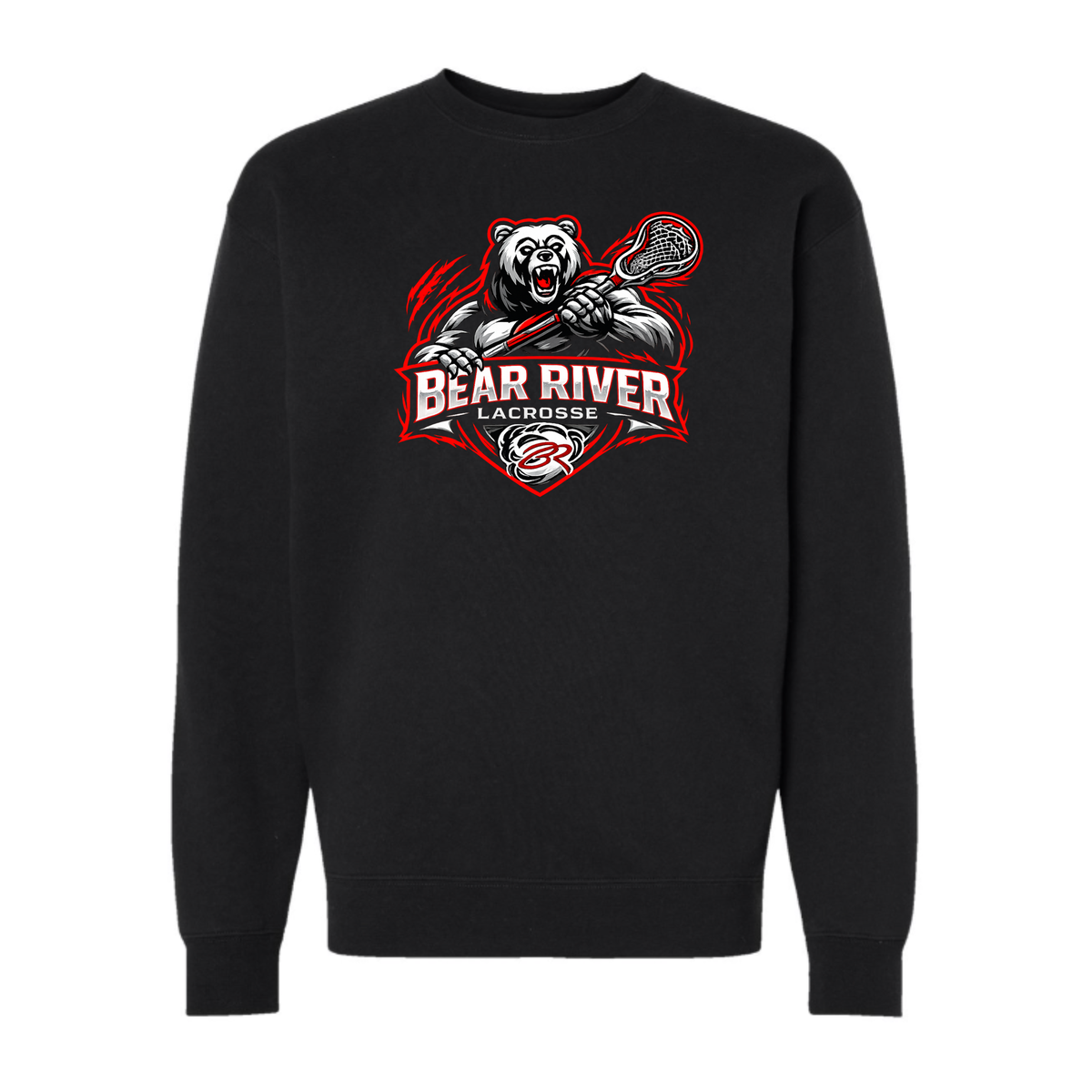 Bear River Lacrosse Adult Crewneck Sweatshirt