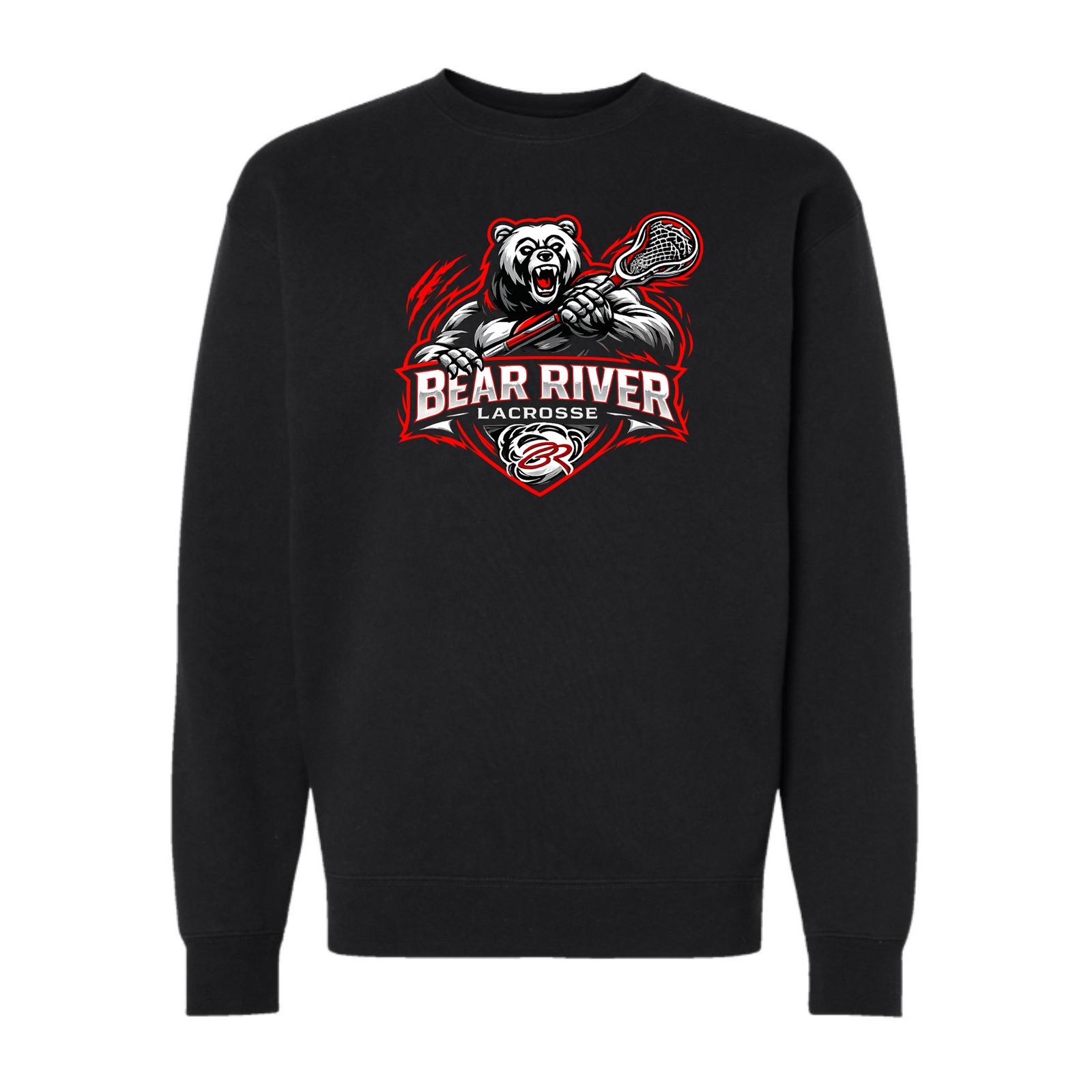 Bear River Lacrosse Adult Crewneck Sweatshirt