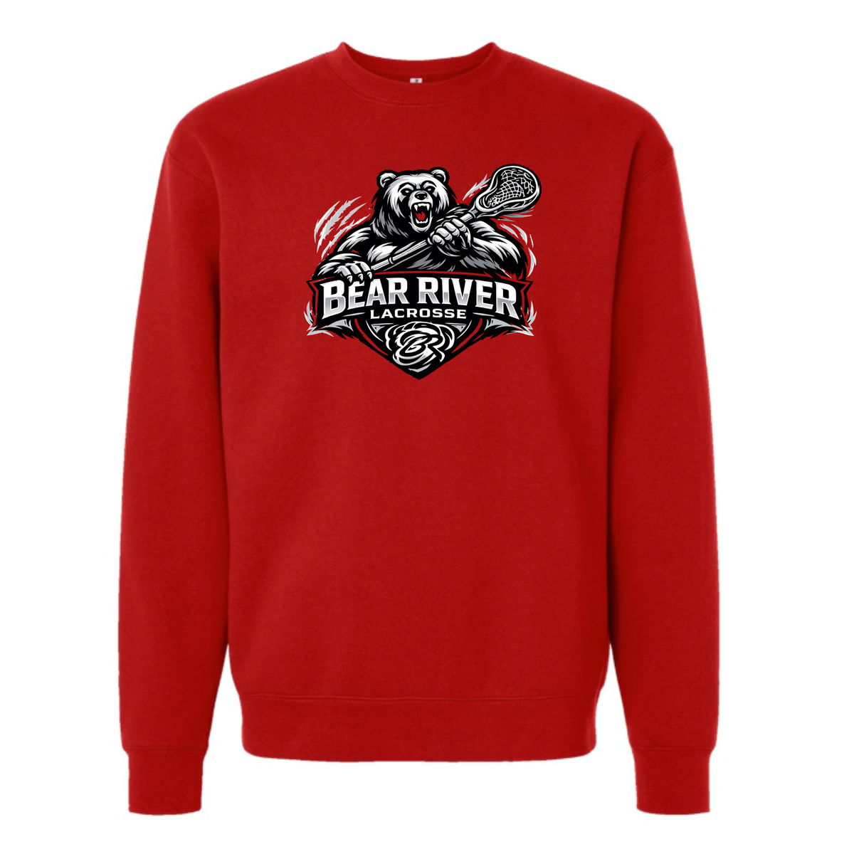 Bear River Lacrosse Adult Crewneck Sweatshirt