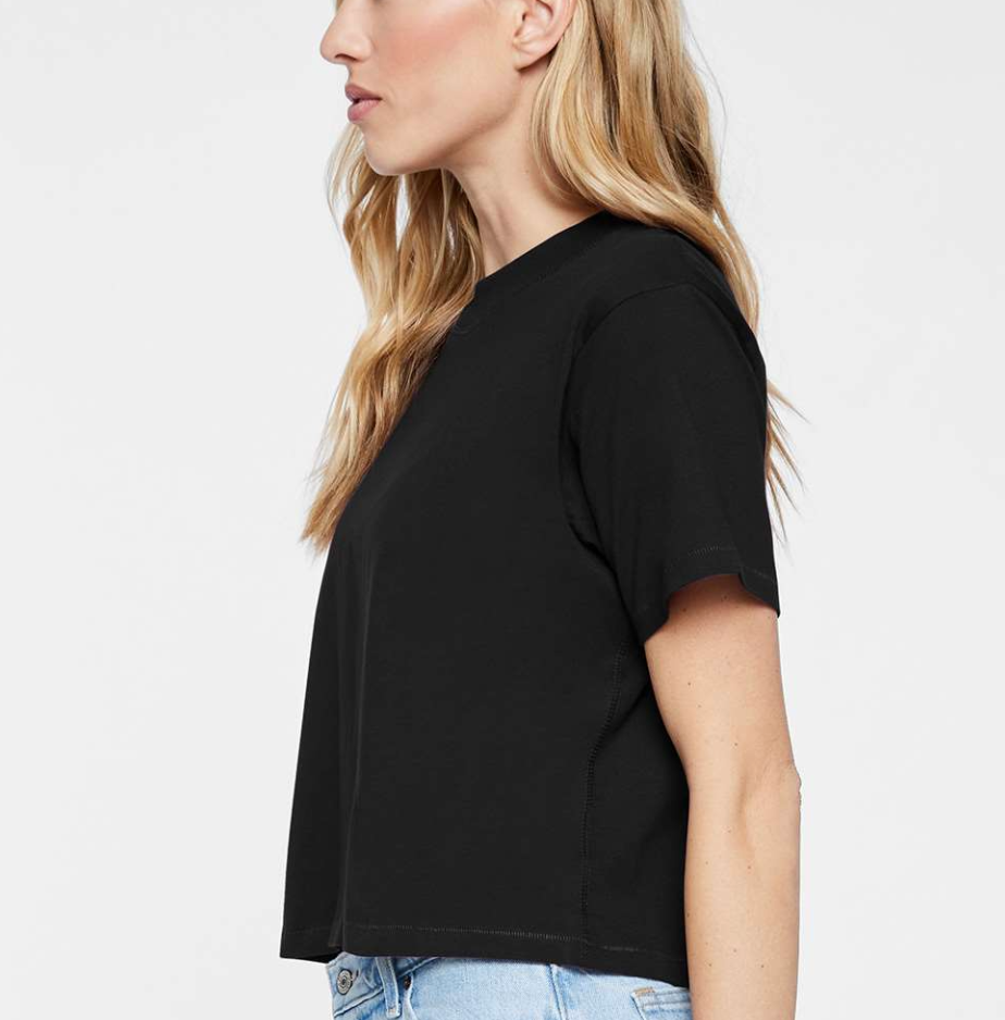 Dance Junkie Boxy Cropped Tee
